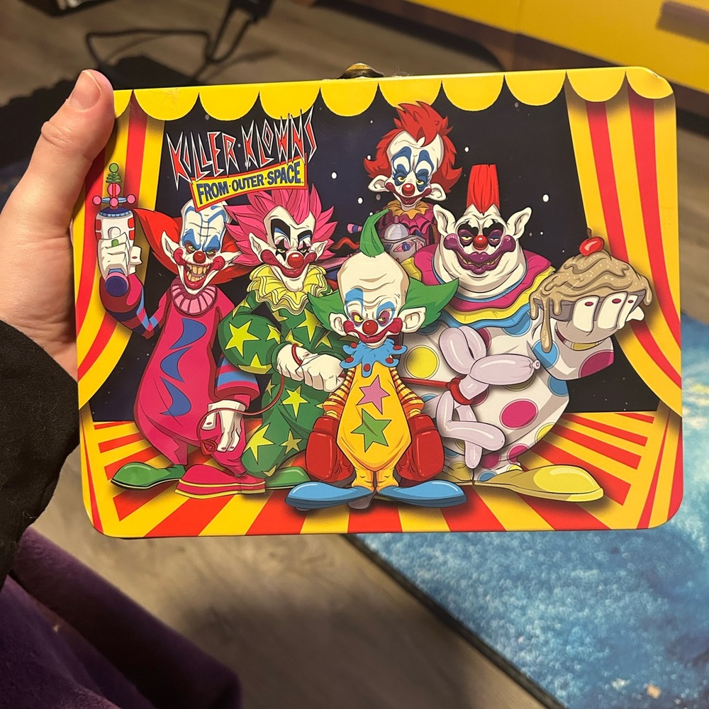 Killer Klownz Lunchbox Rare Yellow